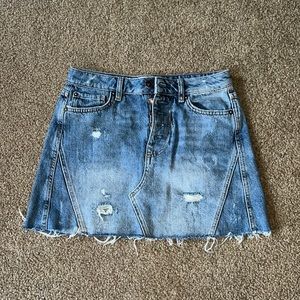 Free People Denim Skirt